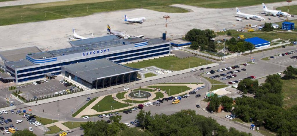 аэропорт Минеральные воды вид сверху